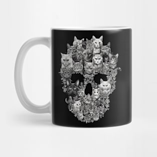 Cat Skull Origami Mug